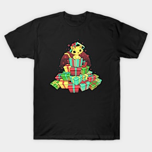 Tons of Xmas Gifts Black by Tobe Fonseca T-Shirt